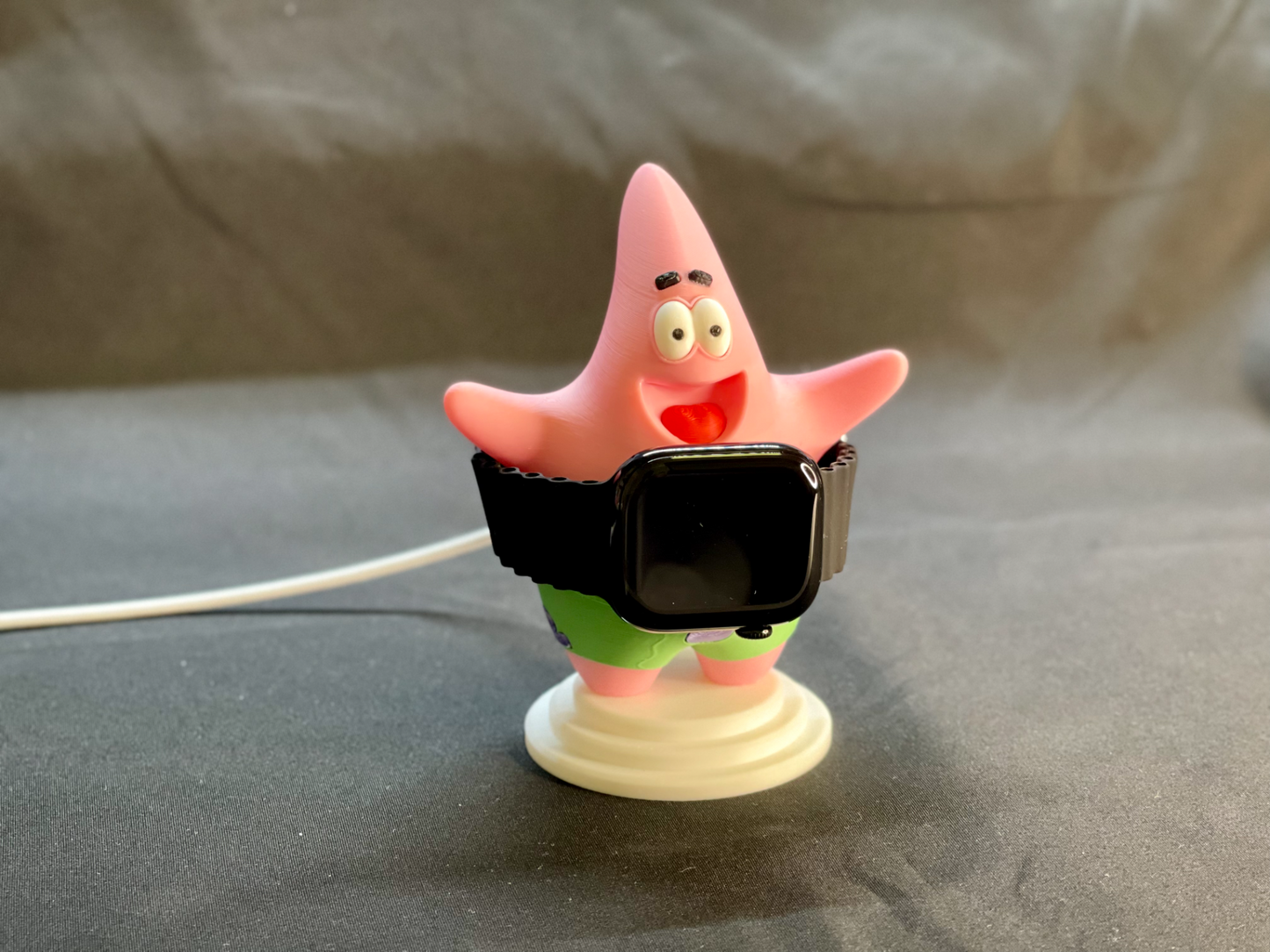 Patrick Star Apple Watch Charger Holder