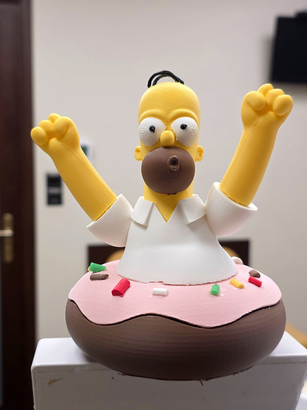 Homer Simpson Donut Chaos Figure
