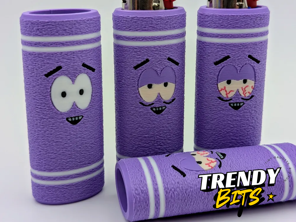 Bloodshot Towelie Bic Lighter Sleeve for AMS