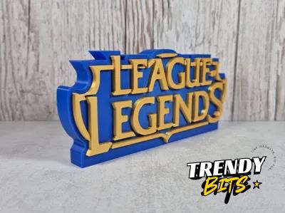 League of Legends Desk Sign – Iconic LoL Logo