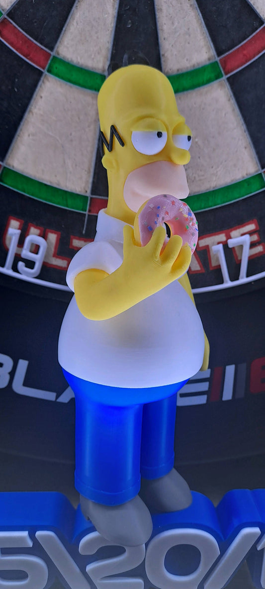Homer Simpson Donut Mood Figure