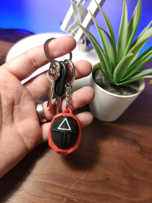 Squid Game Mask Keychains