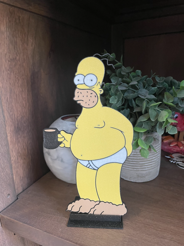 Homer Simpson Morning Mood Figure