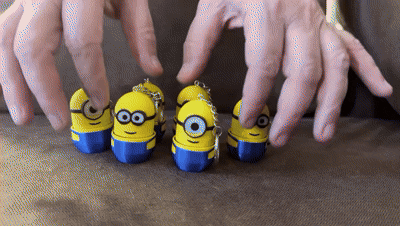 Minion Clicker Keychain