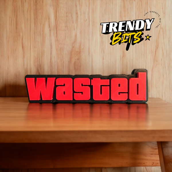 WASTED GTA Sign