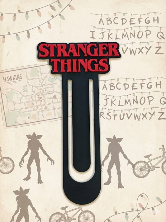 Stranger Things Logo Bookmark