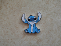Stitch & Angel Keychain