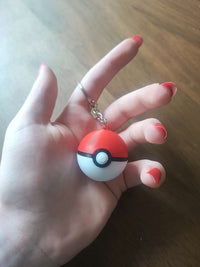 Mini Pokeball Keychain