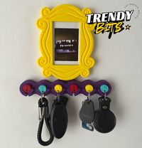 Friends Themed Key Holder With Polaroid Display