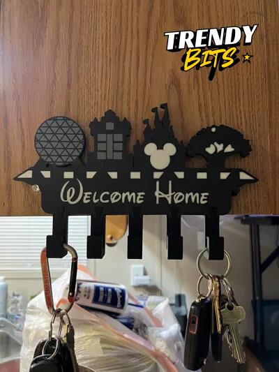 Theme Parks Welcome Home Key holder
