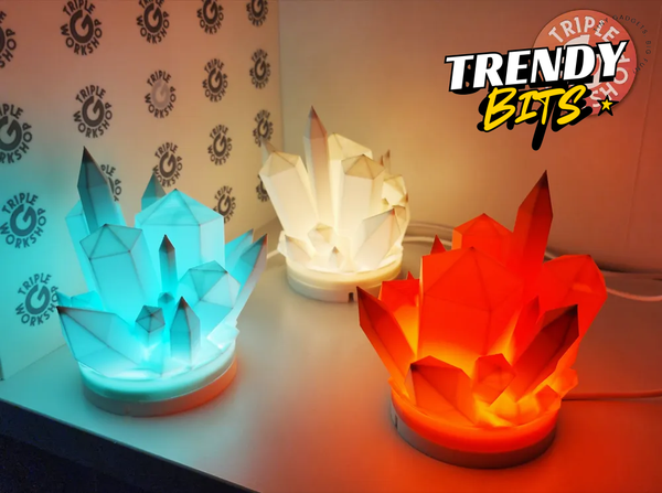 Crystal Cluster Lamp