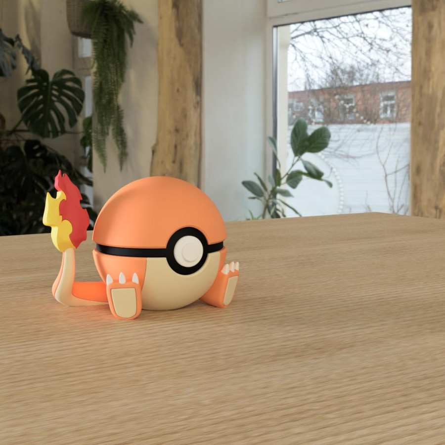 Charmander Pokeball Figure
