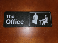 The Office Door Sign