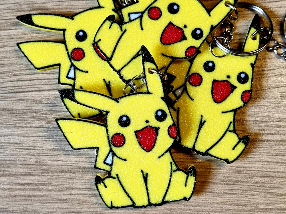 Pikachu Sitting Keychain