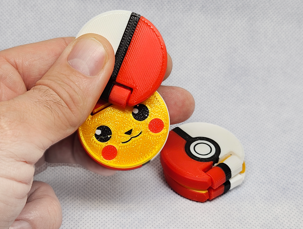 Pikachu Pokeball Fidget