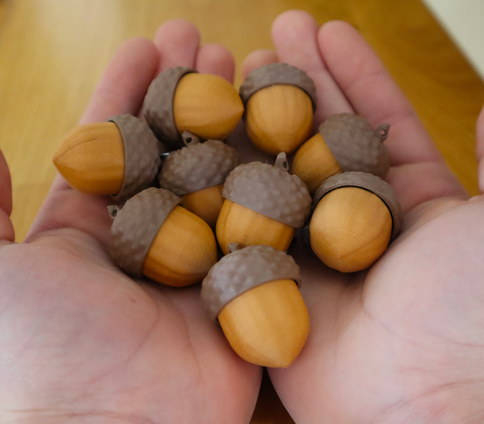 Acorn Fidget Keychain