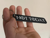 “Not Today” Game of Thrones Keychain