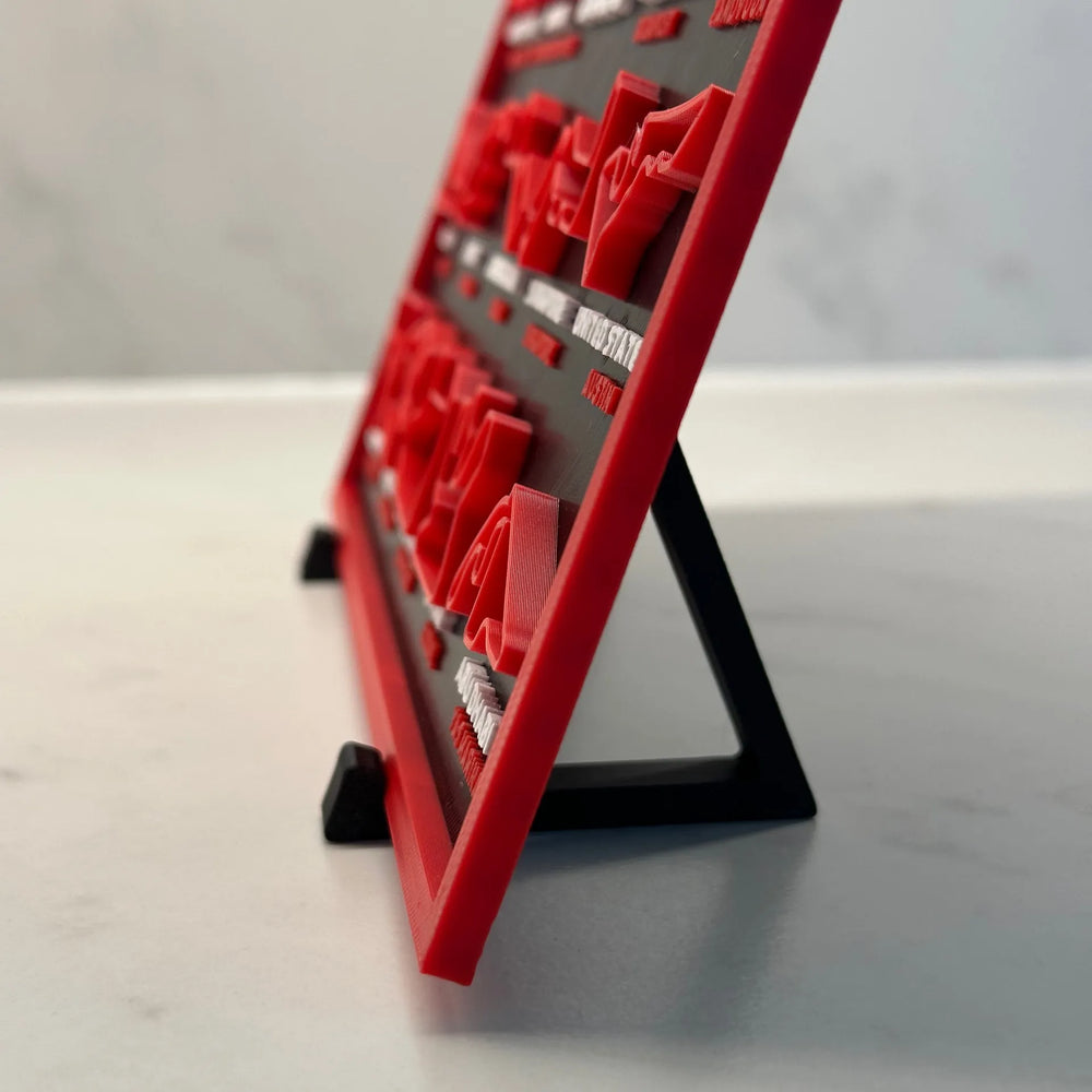 2026 Formula 1 Track Calendar (+ Stand)