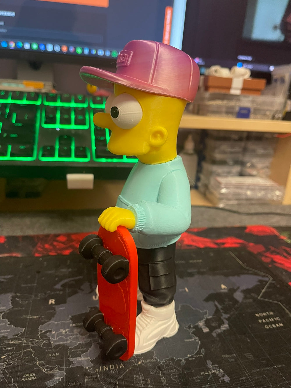 Bart Simpson Skater Figure