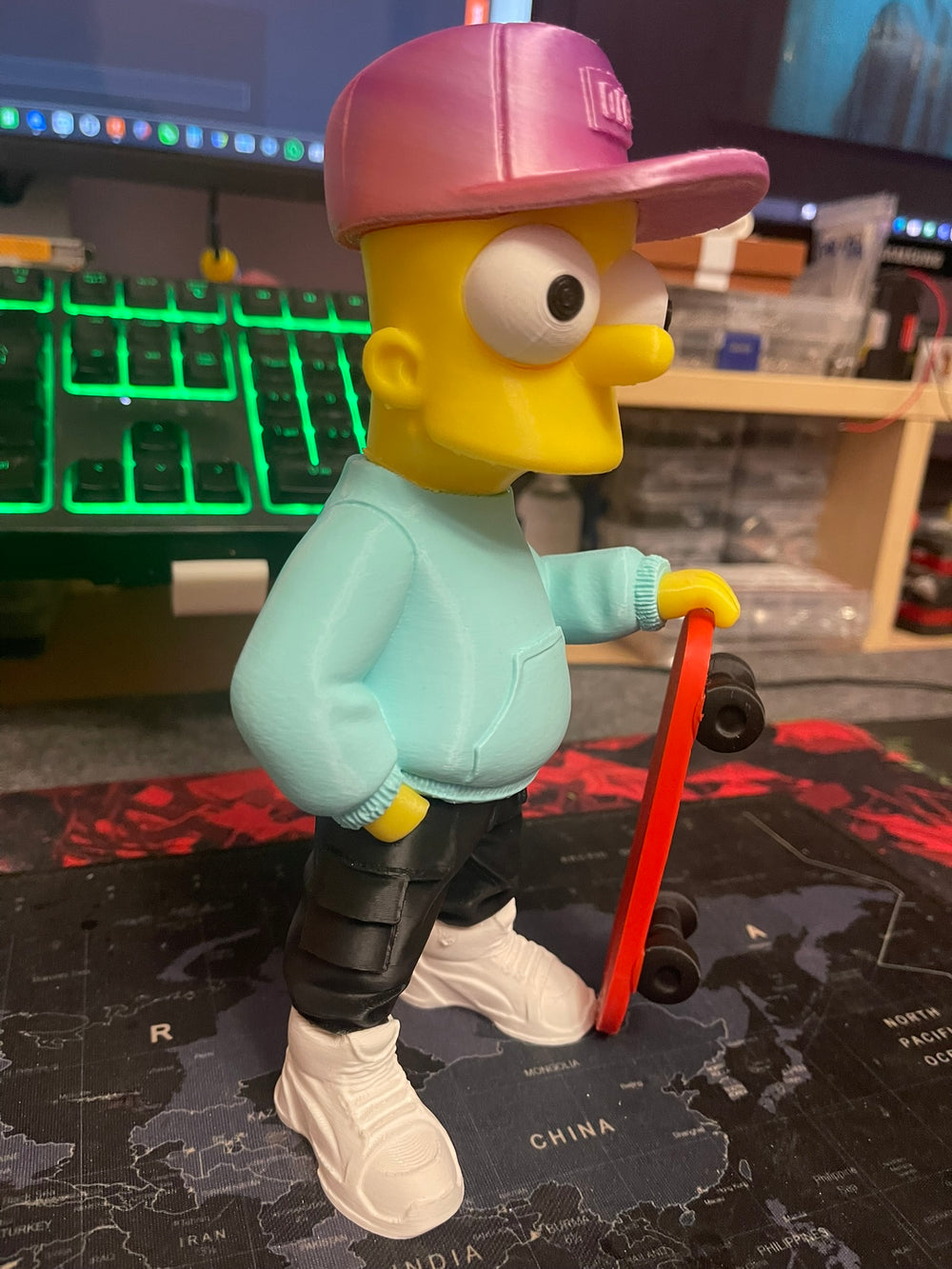Bart Simpson Skater Figure