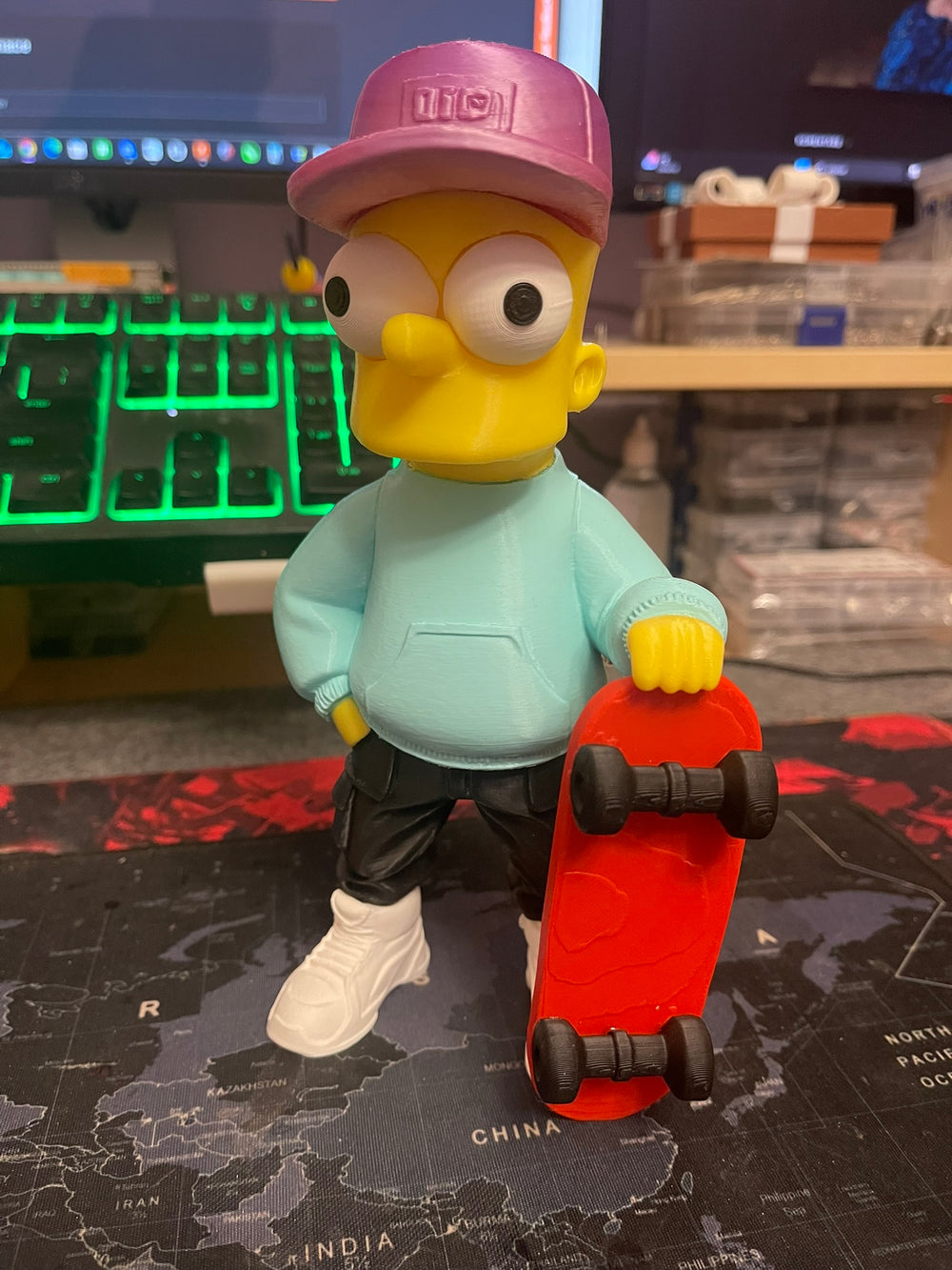 Bart Simpson Skater Figure