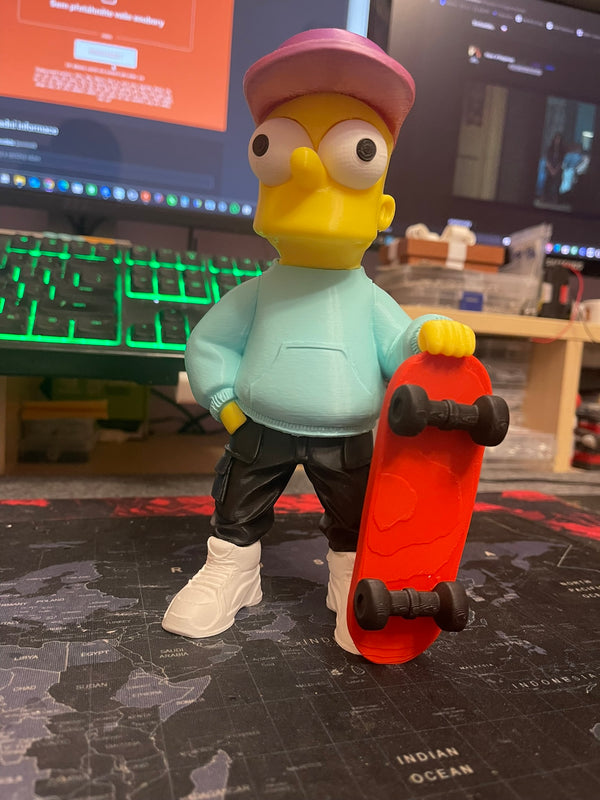 Bart Simpson Skater Figure