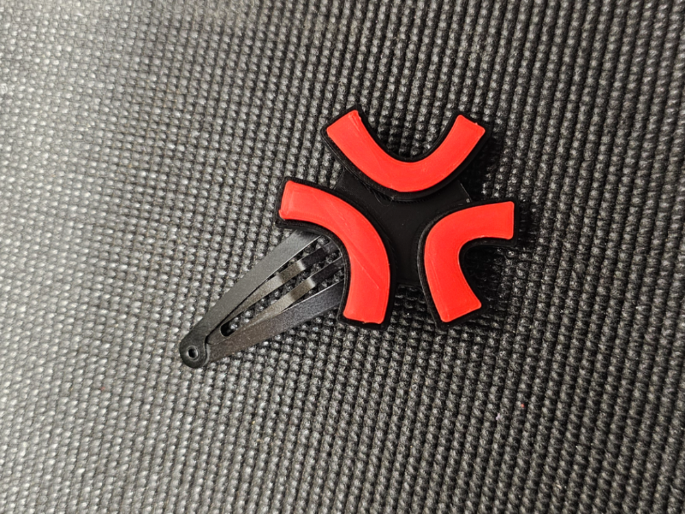 Anime Anger Symbol Hair Clip