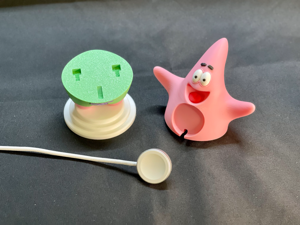 Patrick Star Apple Watch Charger Holder