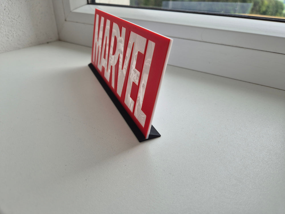 Marvel Display Sign (LED & Classic Options)