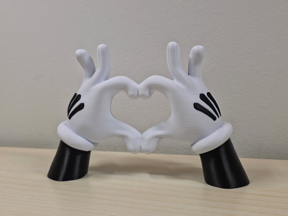 Mickey Hands Heart Decor