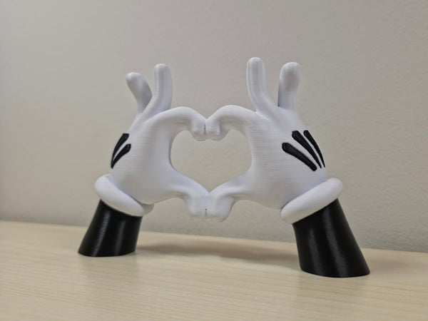 Mickey Hands Heart Decor