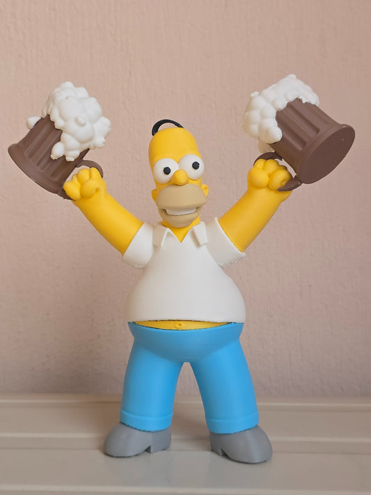 Homer Simpson Beer Mug Figure