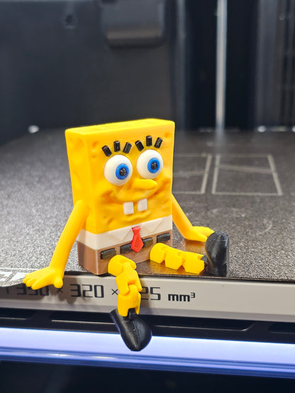 SpongeBob Flexi Sitting Figure
