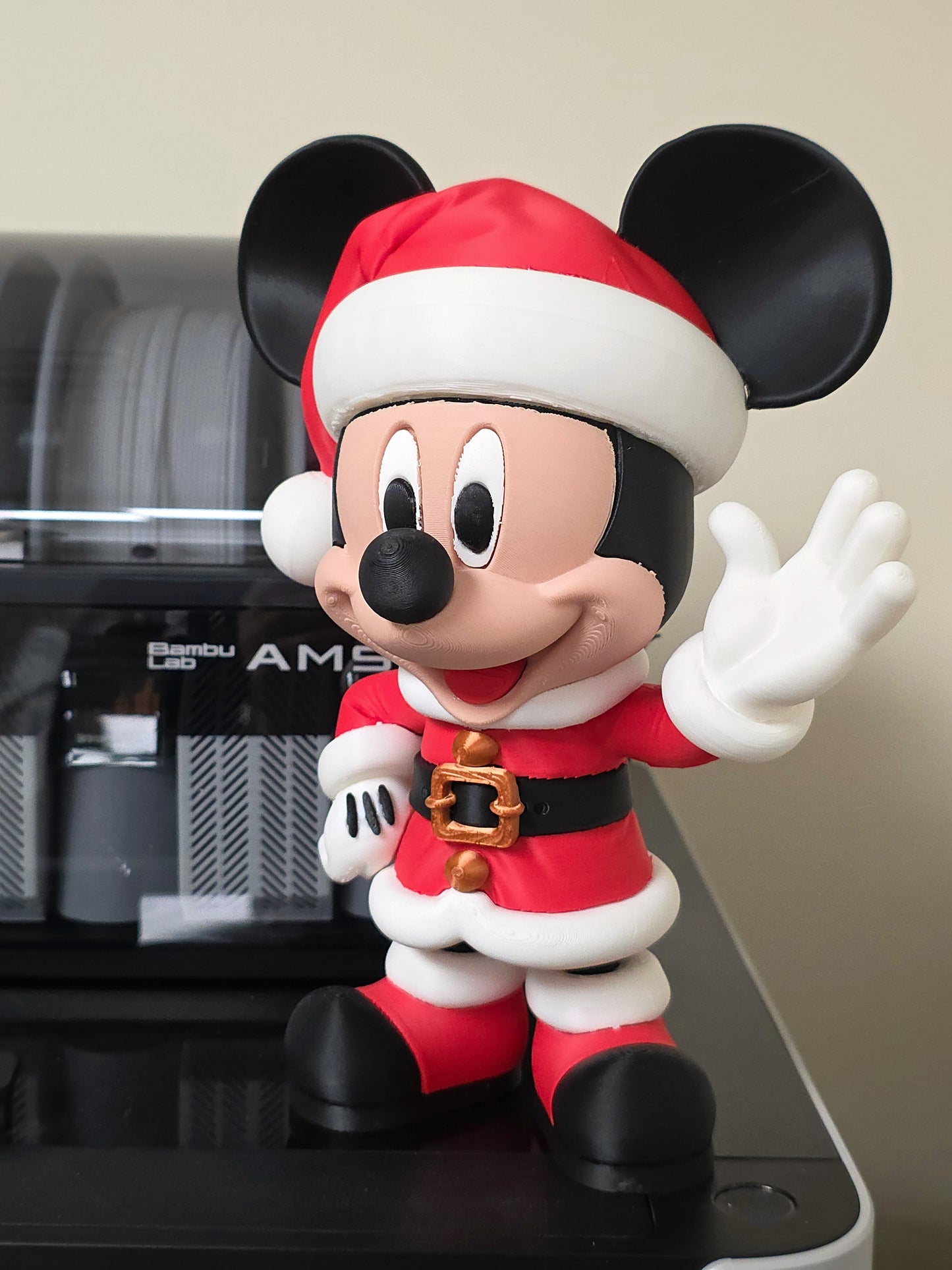 Mickey Mouse Santa Figure – Christmas Edition