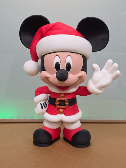 Mickey Mouse Santa Figure – Christmas Edition