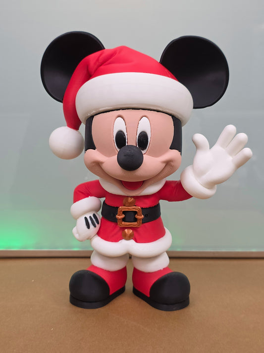 Mickey Mouse Santa Figure – Christmas Edition