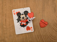 Mickey “King of Hearts” Card Figure