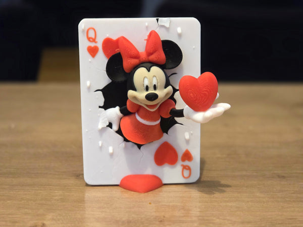 Minnie “Queen of Hearts” Card Figure