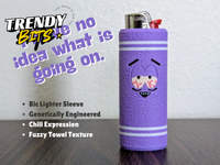 Bloodshot Towelie Bic Lighter Sleeve