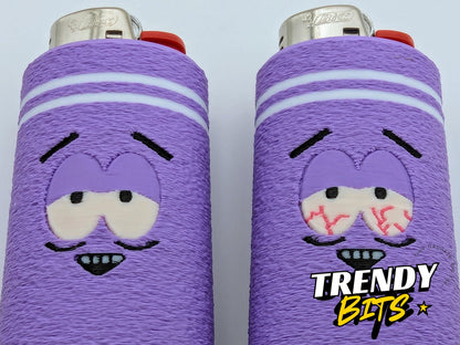 Bloodshot Towelie Bic Lighter Sleeve for AMS