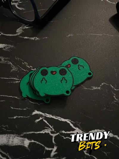 Cute Fuck you Frog Keychain
