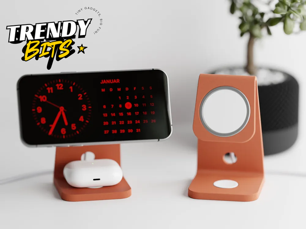 Minimalist Phone Stand for AirPods and MagSafe (USB-C)