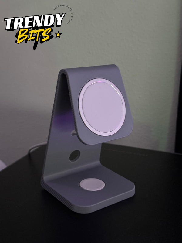 Minimalist Phone Stand for AirPods and MagSafe (USB-C)
