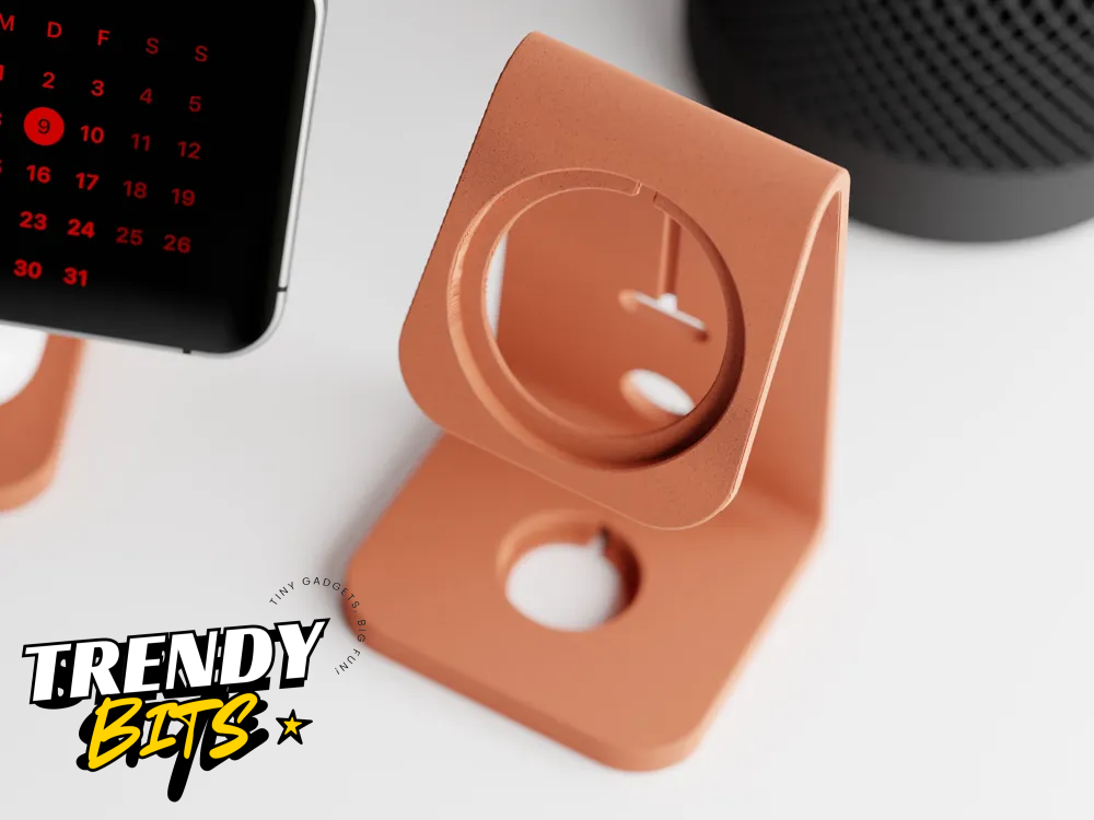 Minimalist Phone Stand for AirPods and MagSafe (USB-C)