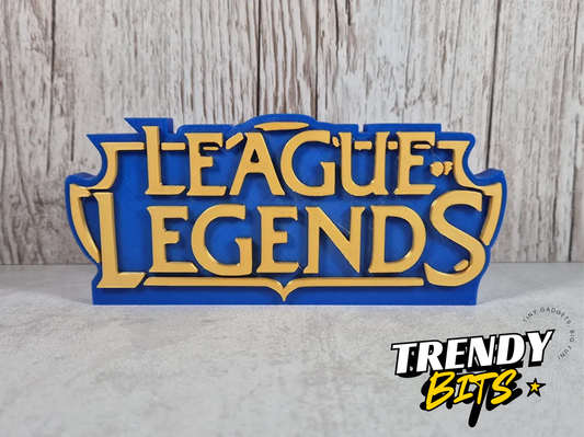 League of Legends Desk Sign – Iconic LoL Logo