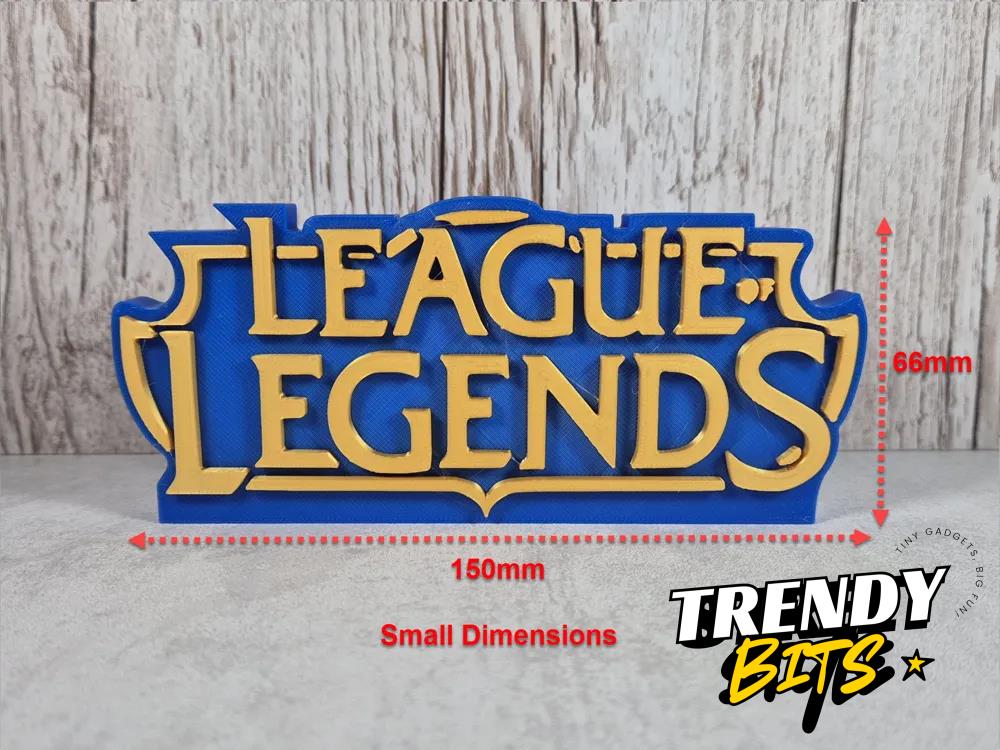 League of Legends Desk Sign – Iconic LoL Logo