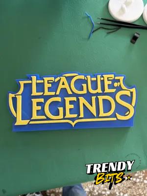 League of Legends Desk Sign – Iconic LoL Logo