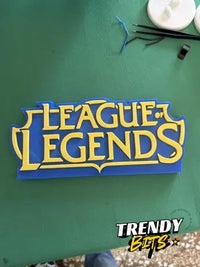 League of Legends Desk Sign – Iconic LoL Logo