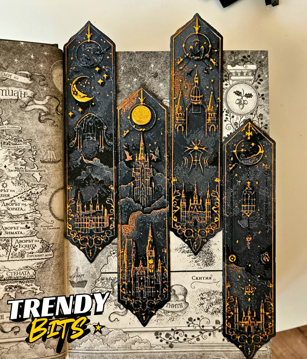 Hogwarts- Bookmarks Set inspired by Harry Potter