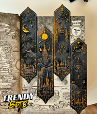 Hogwarts- Bookmarks Set inspired by Harry Potter